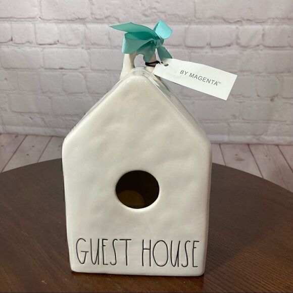 RAE DUNN COLLECTIBLE CERAMIC BIRDHOUSE - Picture 1 of 5